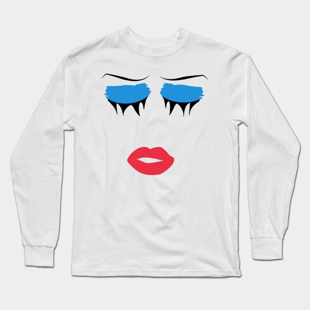 Hedwig Makeup Long Sleeve T-Shirt by byebyesally